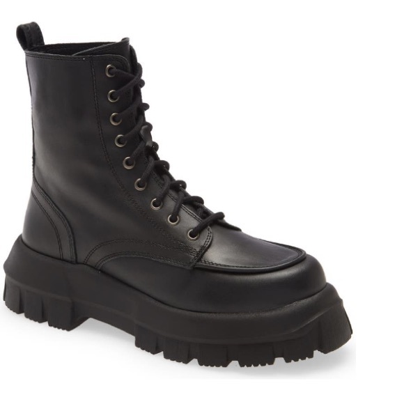 Topshop Shoes - Topshop Platform Combat Boots.